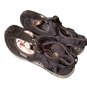 Merrell Siren Cassia Black Sandals Performance Footwear Hiking Ladies 7 Black